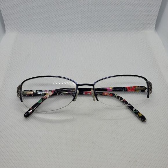 Vera Bradley Vanessa Ribbons Prescription Glasses Frames & Case - Picture 3 of 9